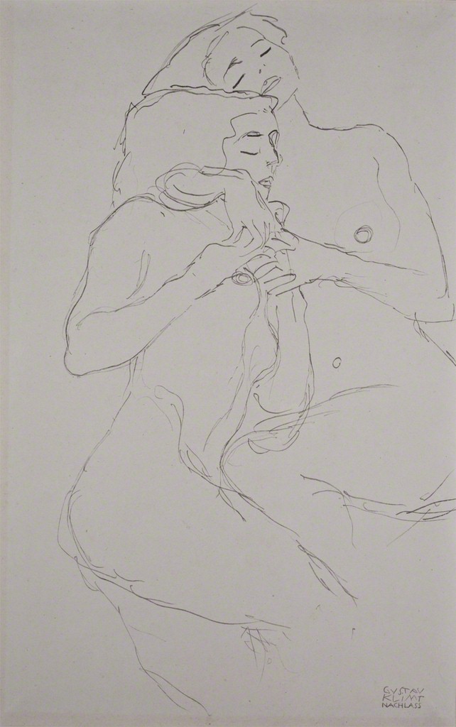 Gustav Klimt Two Girls [Fünfundzwanzig], 1919 Jason Jacques Inc.