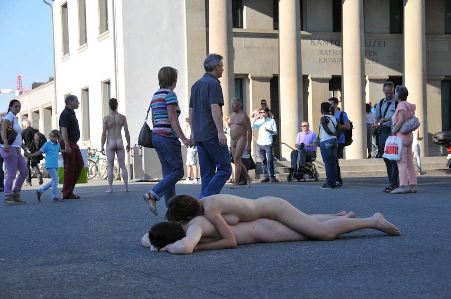 Nude in the public space. The Body and Freedom Festival for 