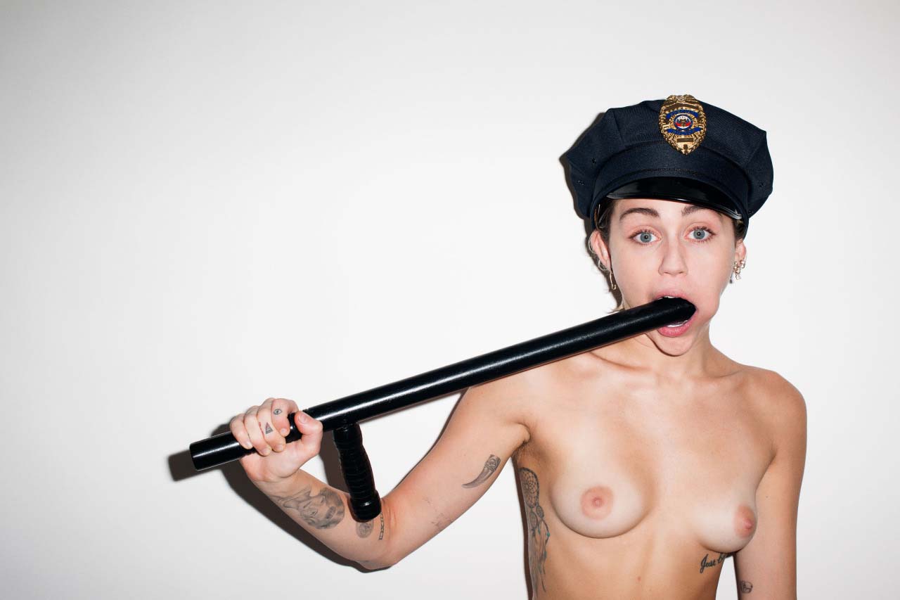 Miley Cyrus by Terry Richardson for Candy magazine. 