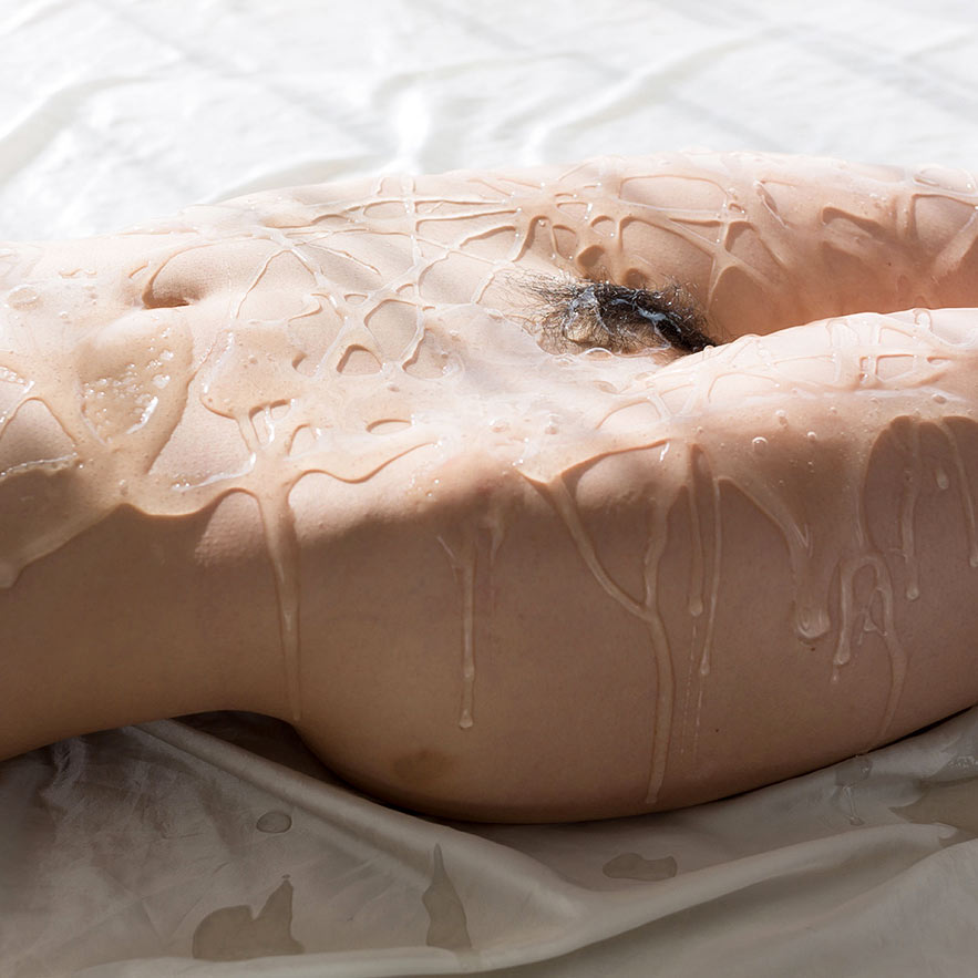 Liquid Masturbation, Japanese AV Idol Shino Aoi nude in an uncensored video at Legs Japan.