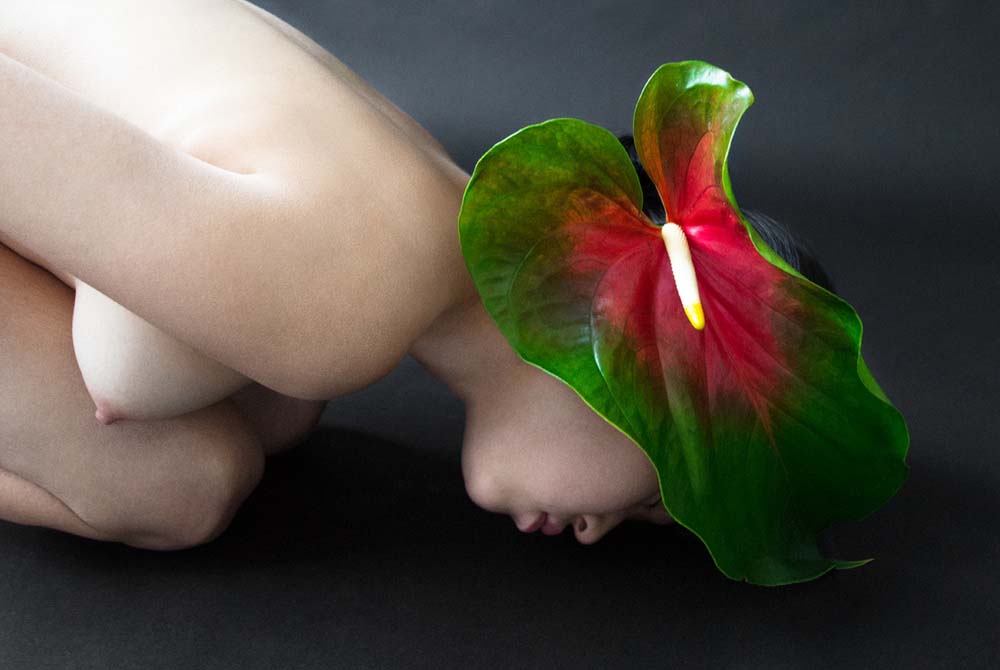 Torkil Gudnason, body vase, floral fine nudes